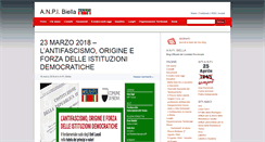 Desktop Screenshot of biella.anpi.it
