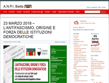 Tablet Screenshot of biella.anpi.it